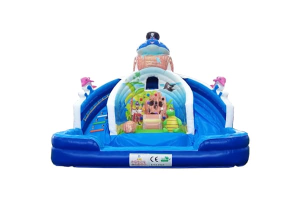 Custom logo pirate water slide