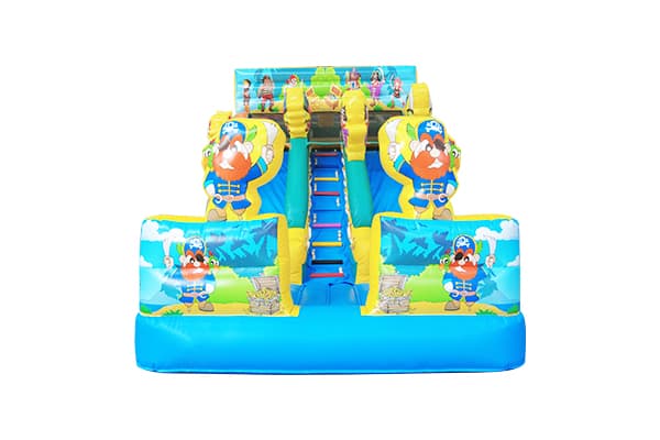 Custom pirate ship inflatable slide