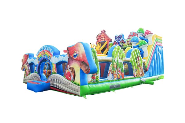Educational storybook inflatable playground