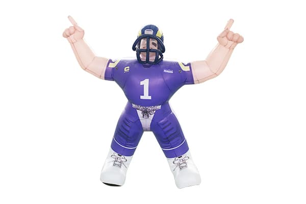 Inflatable Football Player Statue