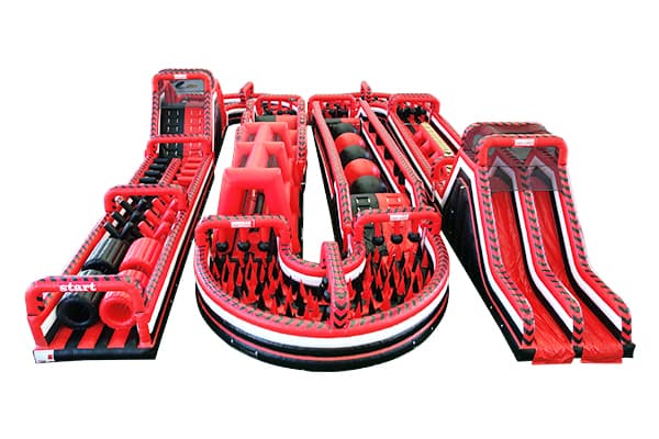 Modular 100m Ninja Warrior Inflatable
