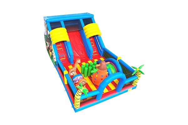 Outdoor jungle-themed inflatable