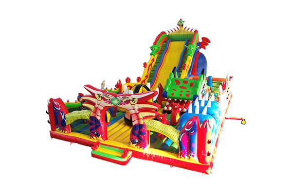 Wholesale dragon inflatable playground