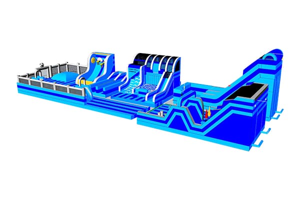 inflatable ninja warrior course commercial grade