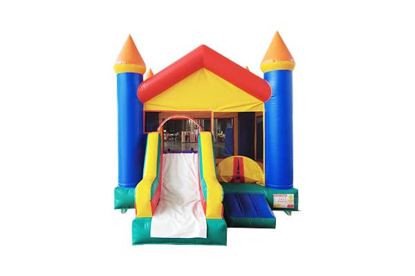 Custom commercial inflatable bounce house with slide