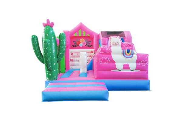 alpaca bounce house combo