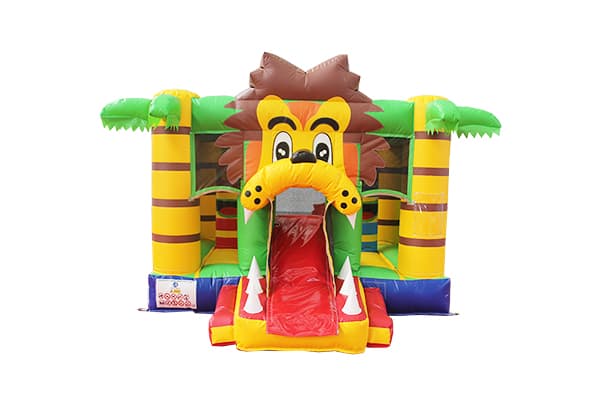 lion theme inflatable bouncy castle