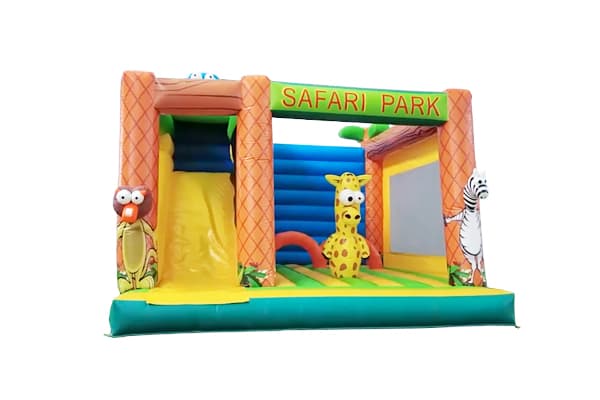 PVC safari inflatable combo unit