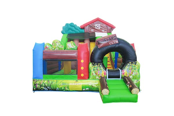 Triple lane inflatable slide commercial grade