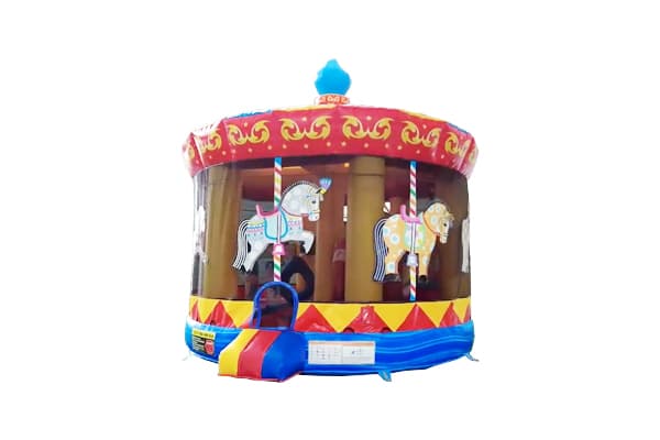 Wholesale carousel bounce house combo unit