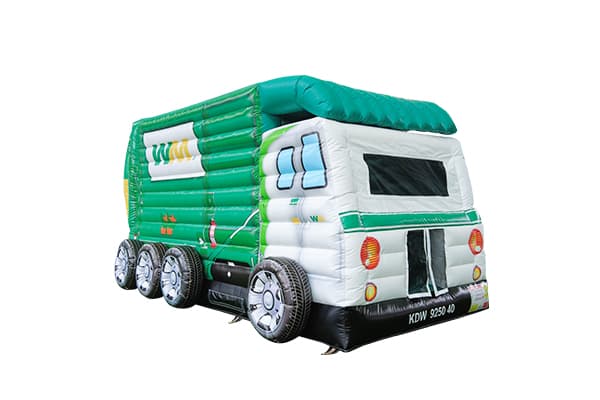 large commercial inflatable garbage truck jumper