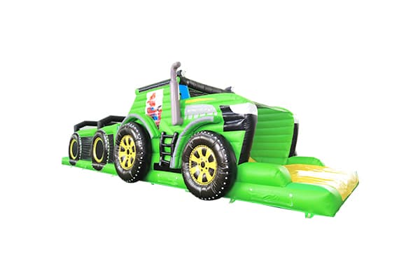 Commercial Grade Inflatable Truck Obstacle Course for Theme Parks