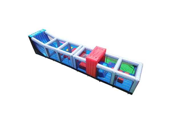 Commercial Grade Ninja Warrior Inflatable Obstacle Course