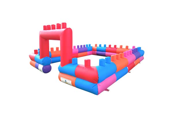 Custom Colorful Inflatable Play Arena with Safety Guardrails