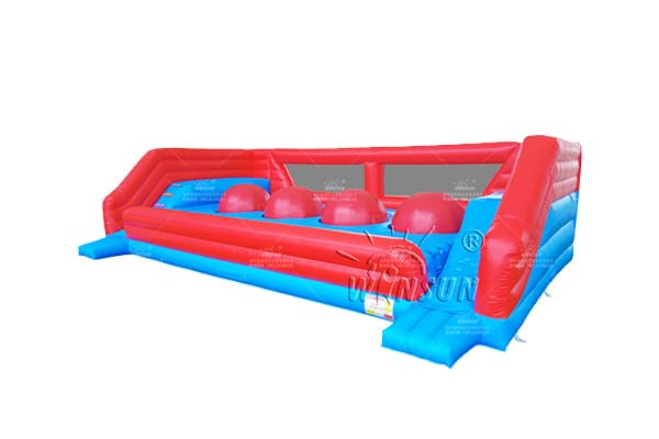 Custom Logo Extreme Wipeout Inflatable For Theme Parks