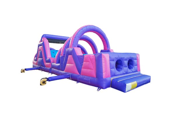 Custom dual lane inflatable obstacle course manufacturer wholesale