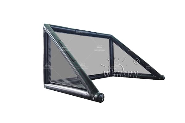 Giant airtight inflatable soccer shooting goal commercial grade