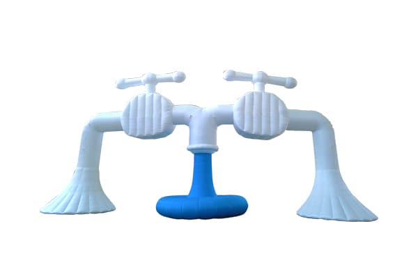 Giant water tap inflatable arch for commercial use