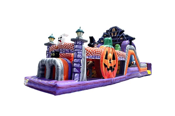 Large Scale Halloween Inflatable with Multiple Challenges