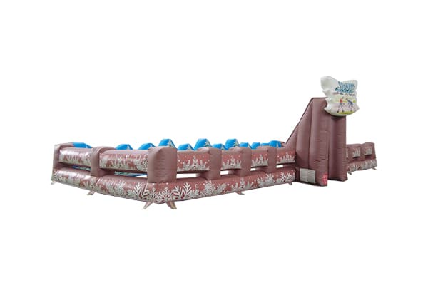 Mobile inflatable ice rink