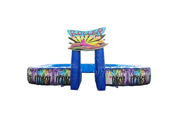 Mobile inflatable roller skating rink for North American markets