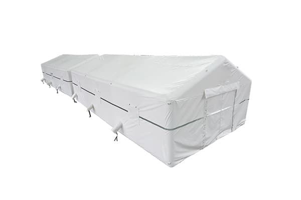 White PVC inflatable rescue shelter