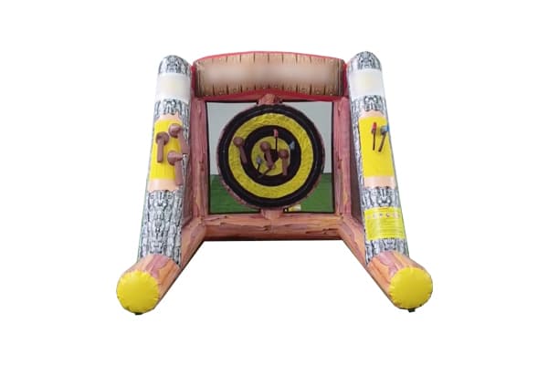 commercial inflatable axe throwing game