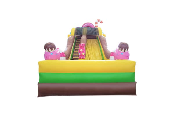 Candyland commercial inflatable dry slide