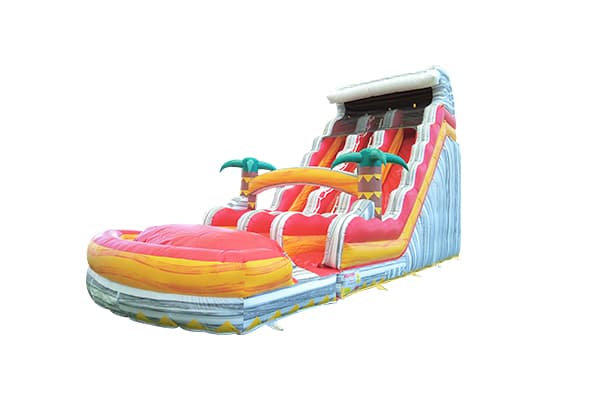 Commercial Grade 35ft Coconut Tree Inflatable Slide