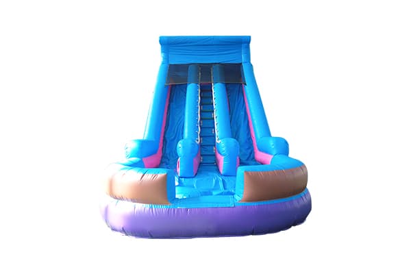 Commercial Inflatable Dual Lane Water Slide with Pool