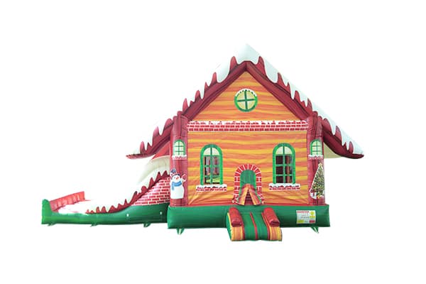 commercial christmas bounce house with slide