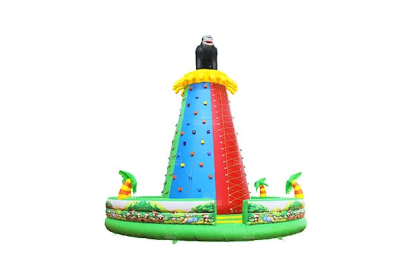inflatable rock climbing wall