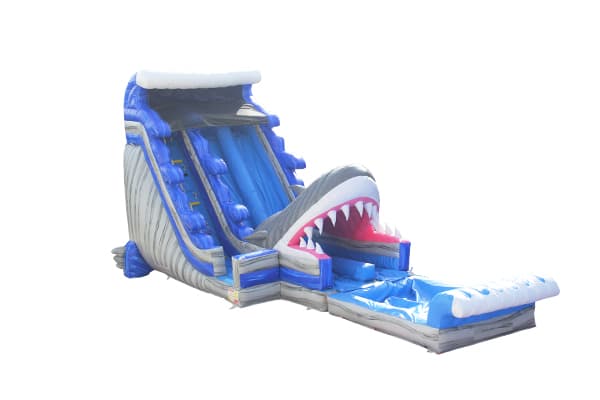 Commercial Grade Inflatable Shark Water Slide