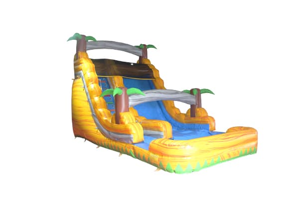 Tropical Yellow Marble commercial water slide