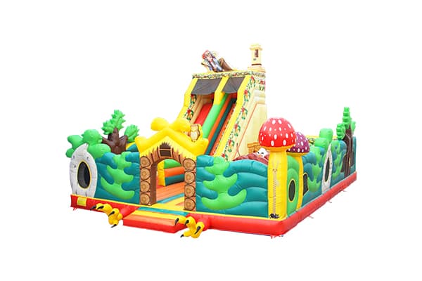 Forest adventure inflatable kids fun land commercial grade