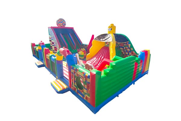 Giant LEGO inflatable playground commercial