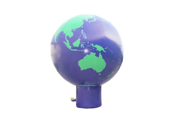 giant inflatable earth globe 18ft high