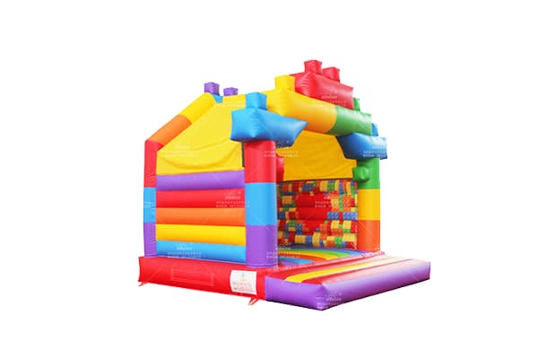 WINSUN building block inflatable bouncer 4x4x4m commercial grade