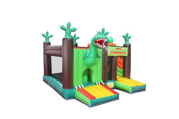 WINSUN factory direct dinosaur inflatable obstacle course