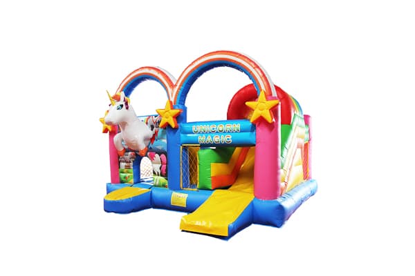 Unicorn Magic theme inflatable Combo