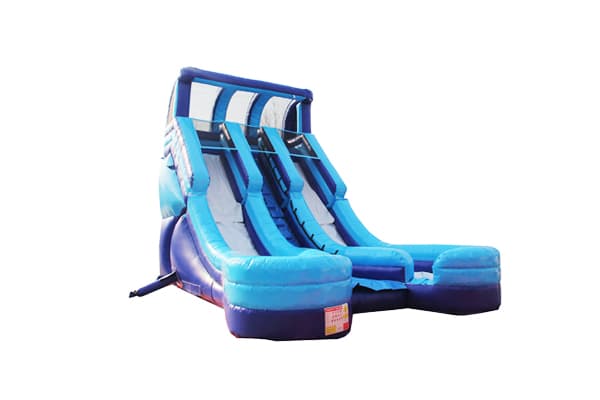Blue Double Lane Water Slide