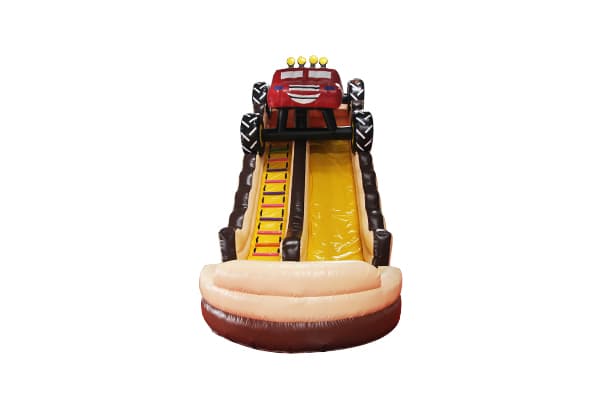 Monster Truck Inflatable Slide