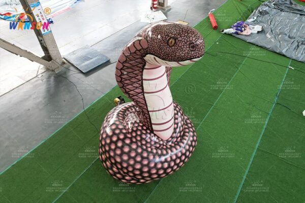 Advertising inflatable cobra snake for outdoor marketing