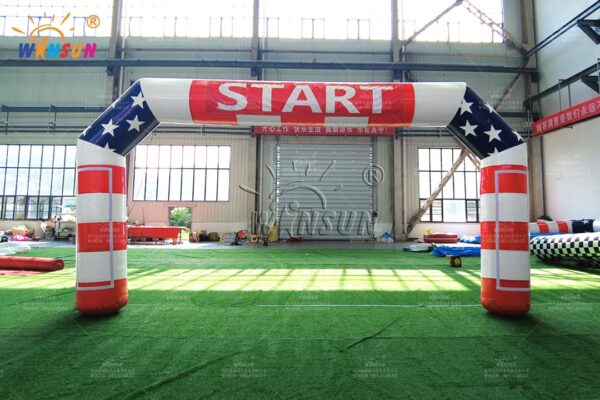American flag inflatable start line arch wholesale