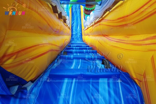 B2B inflatable blue marble slide bulk orders