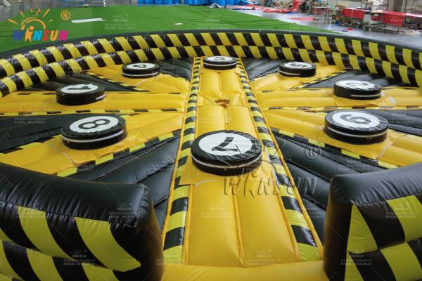 B2B inflatable sweeper mat for ninja warrior courses