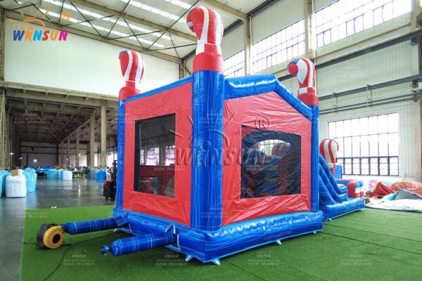 B2B patriotic inflatable combo unit bulk order discount