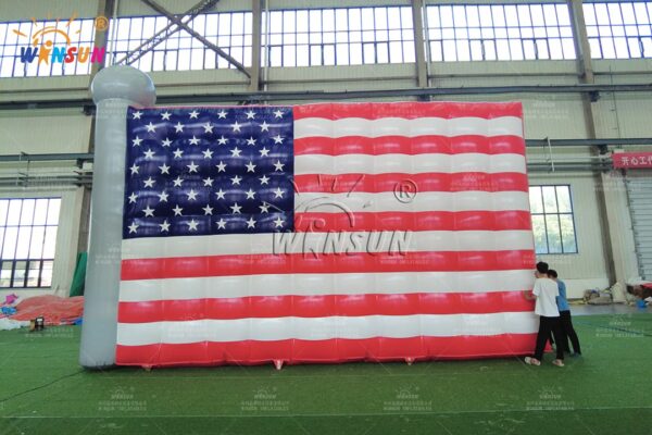 Biggest American flag inflatable for Independence Day