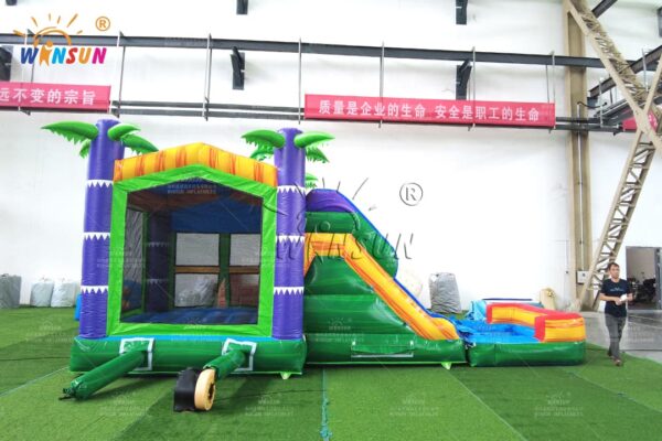 CE Certified Coconut Tree Inflatable Water Park Equipment