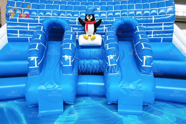 Commercial polar bear inflatable water park safety